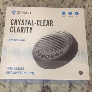 Brand New EMEET Luna Crystal-Clear Clarity Wireless Speakerphone